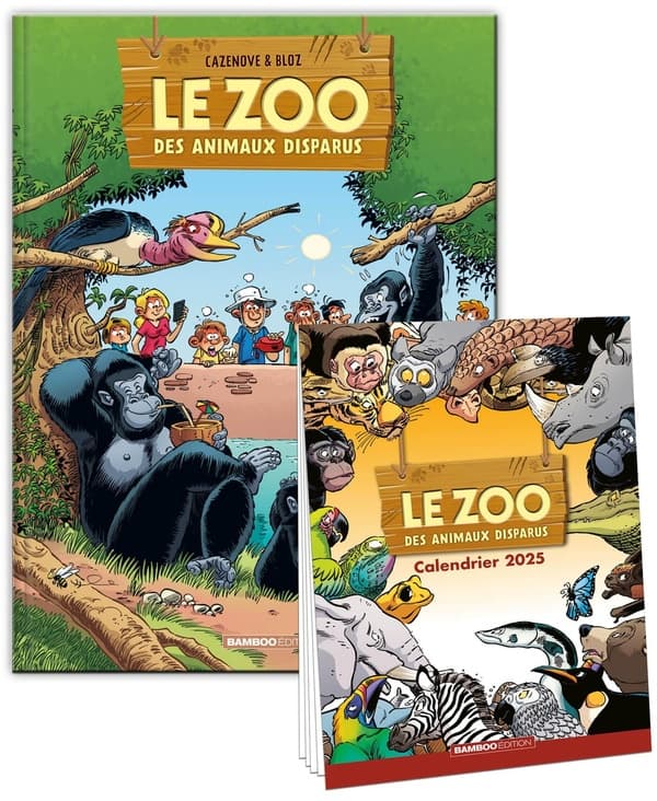Le zoo des animaux disparus tome 4 + calendrier 2025 offert