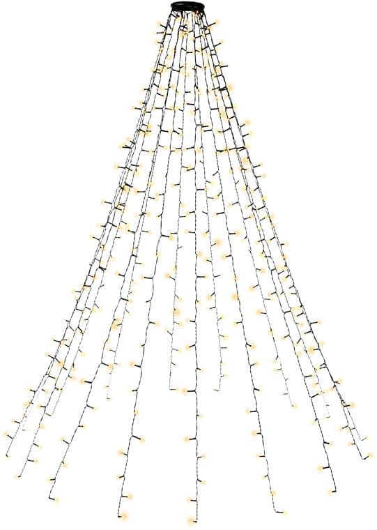 Manteau d'arbre Goobay 400 LED avec anneau