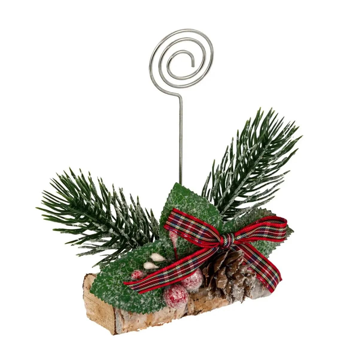 Cavalier de Table Branche & Baies 15cm Vert
