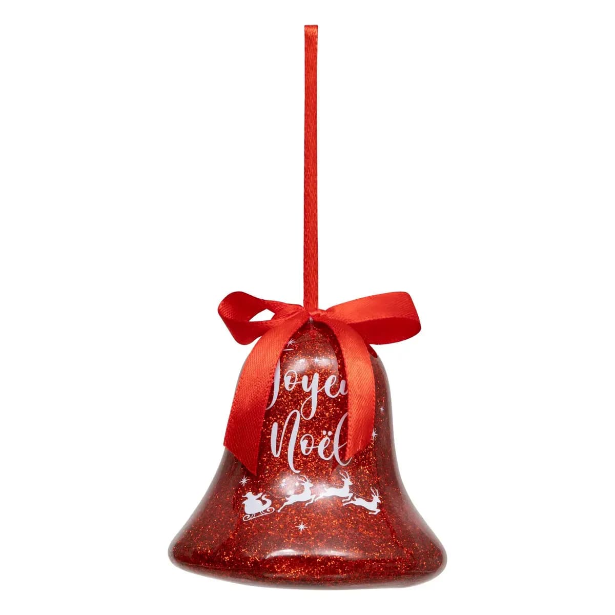 Atmosphera Cloche de Noël à suspendre - Rouge