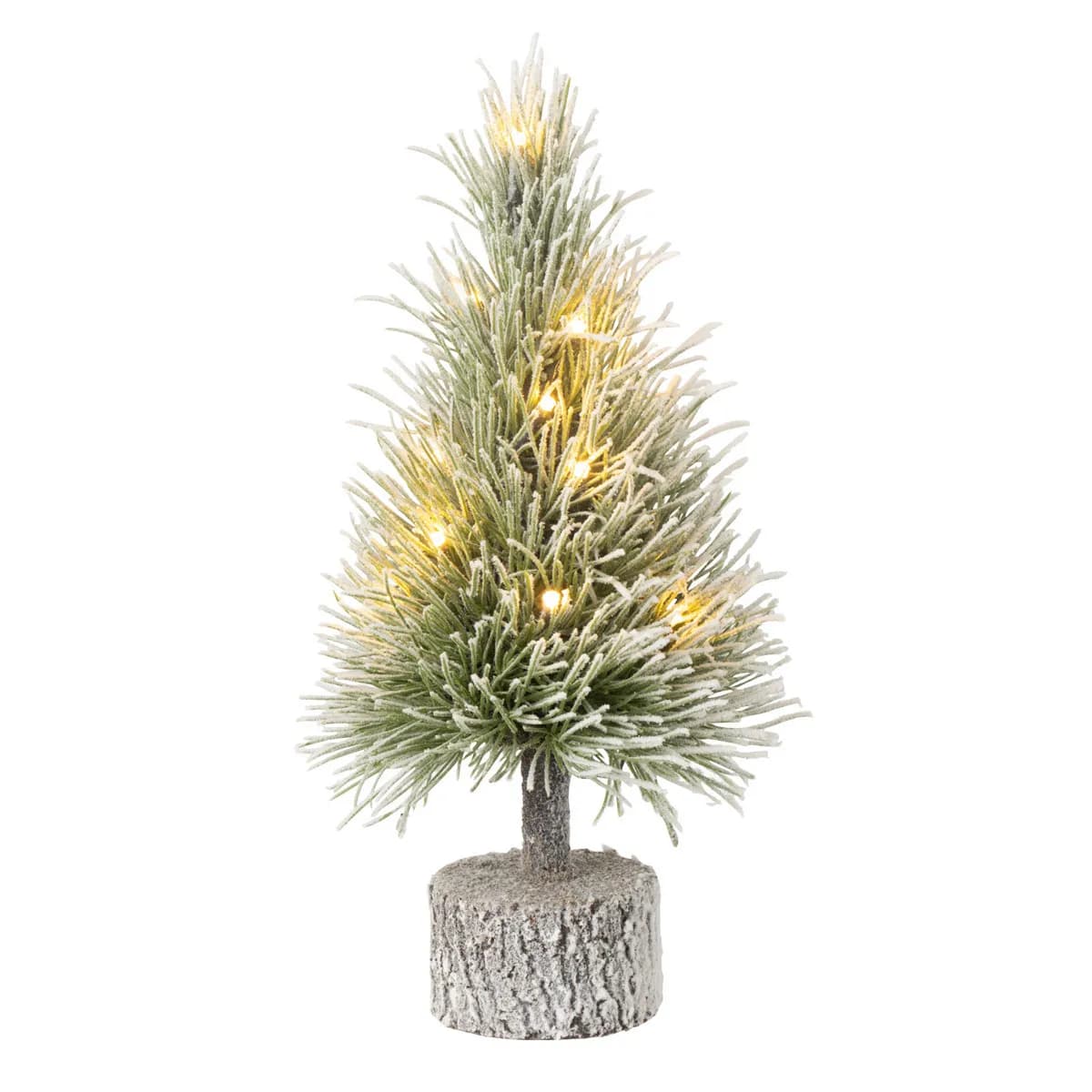 Sapin de Noël Déco à LED Russell 36cm Vert