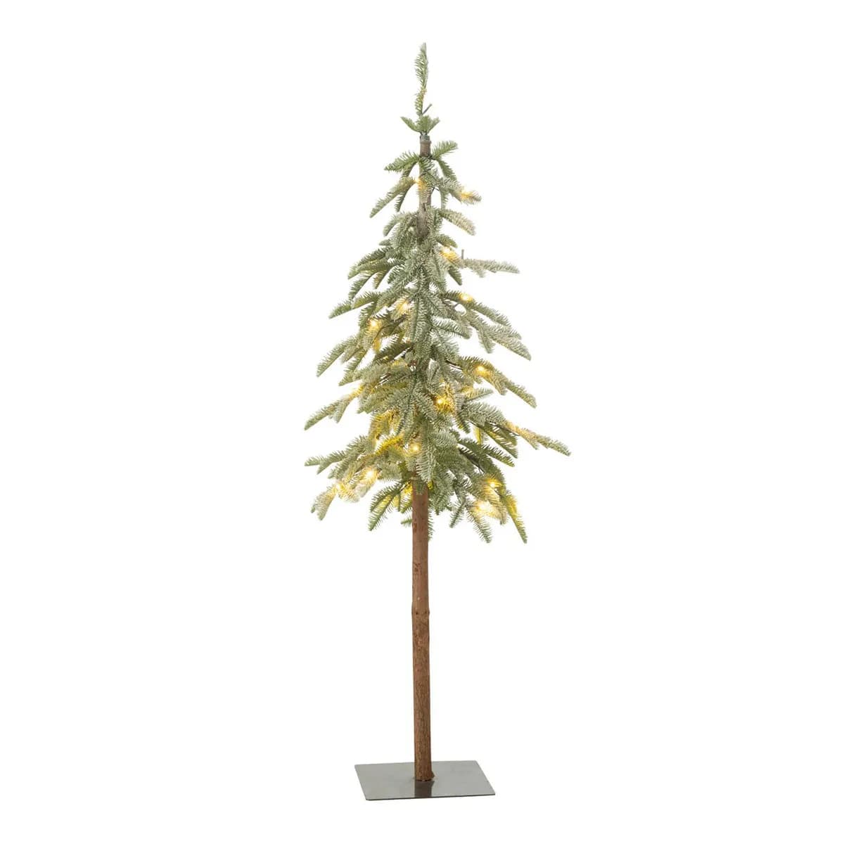 Sapin de Noël Déco Enneigé à LED Reynaldo 145cm Vert