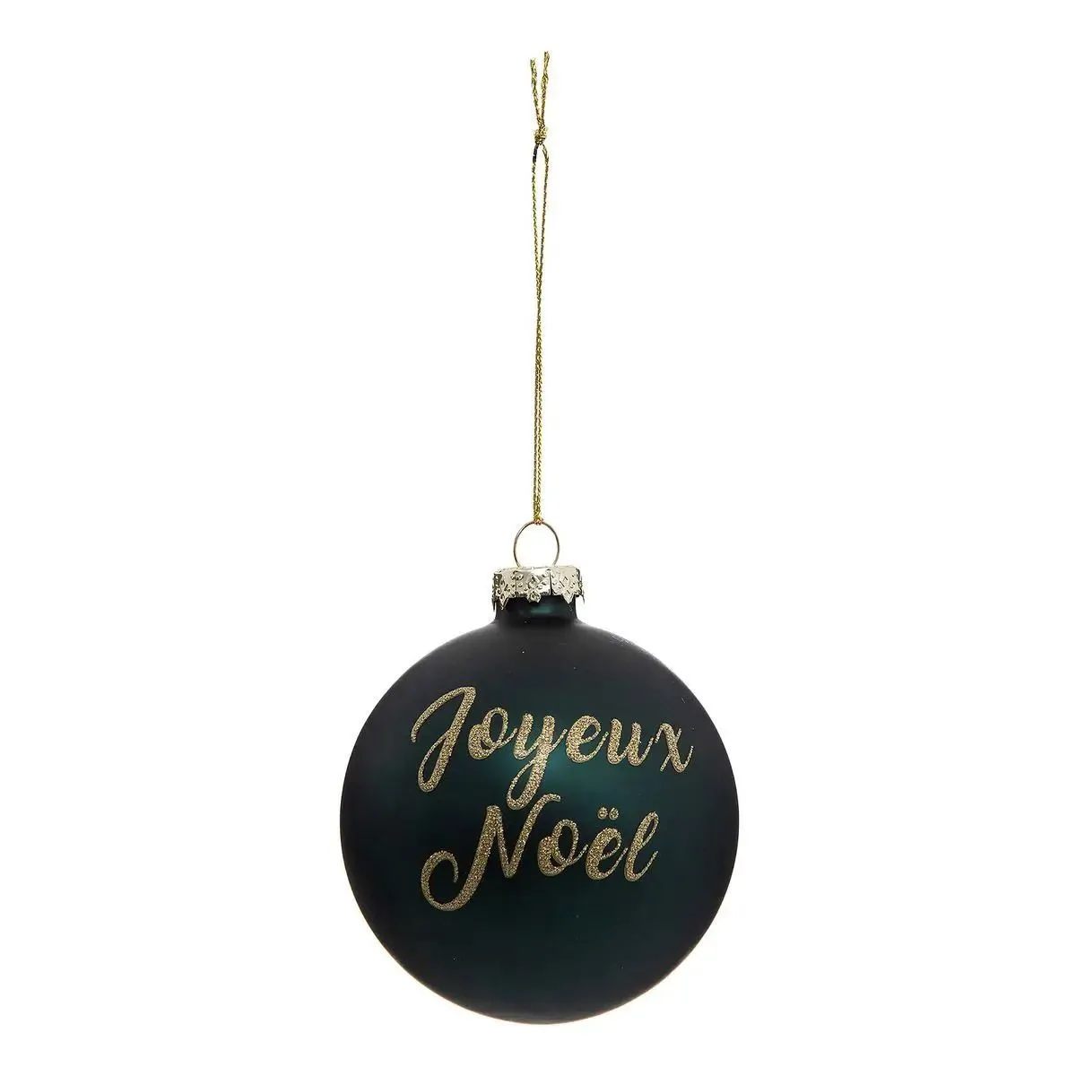 Atmosphera Boule de Noël en verre - Vert