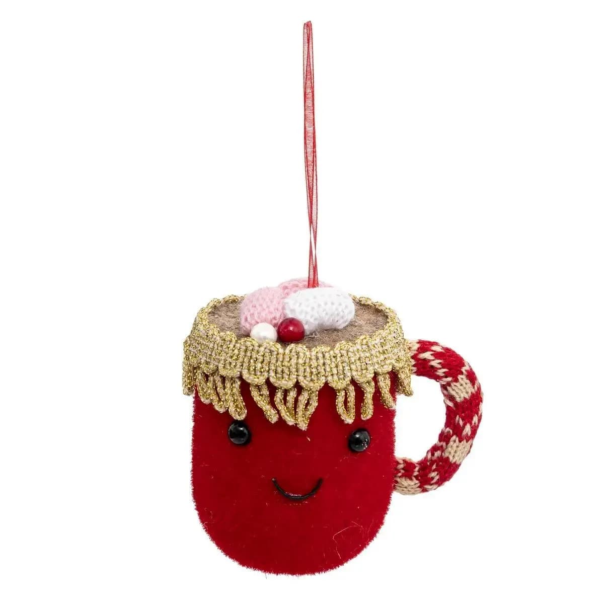 Atmosphera déco tasse Noël - Rouge