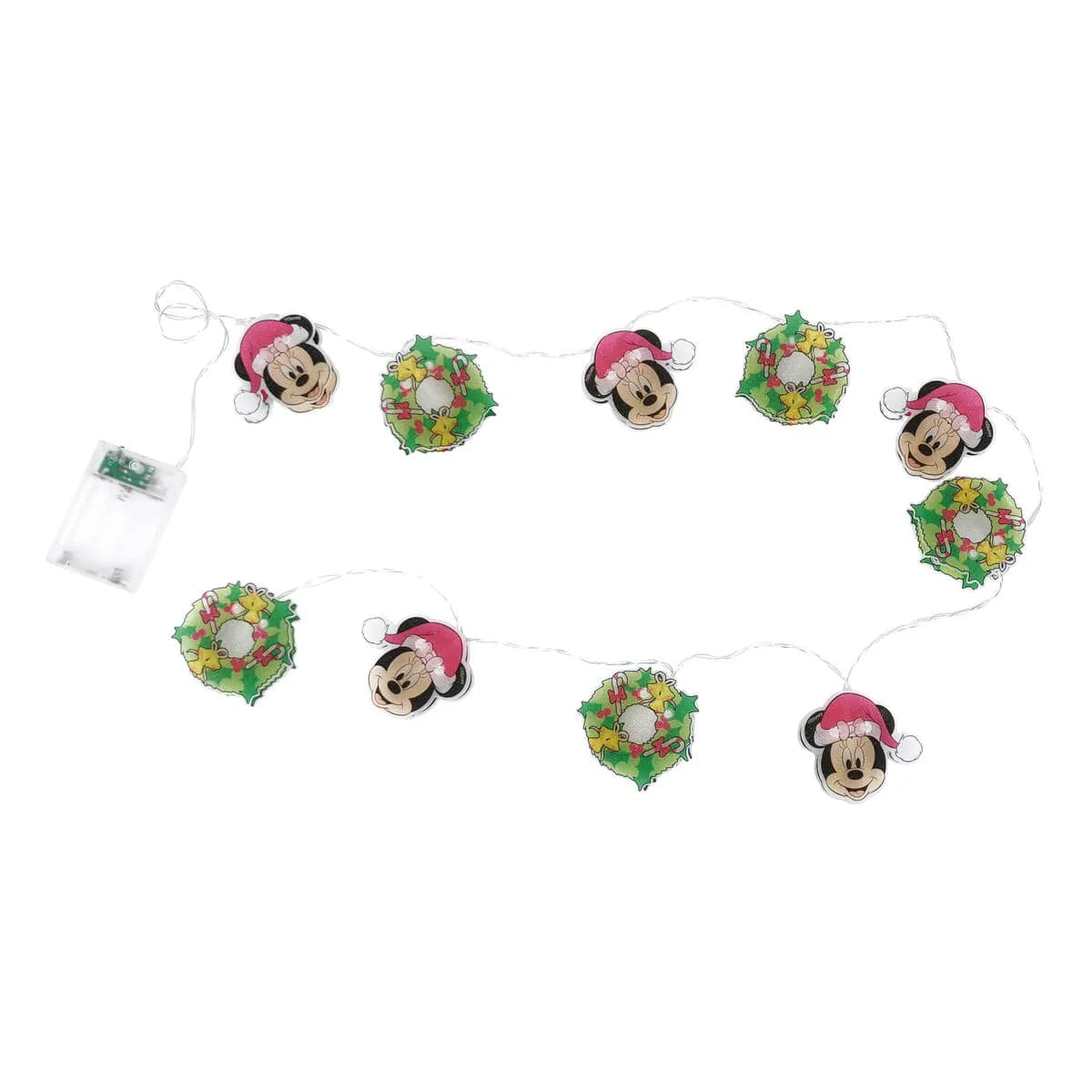 Disney Décoration lumineuse Minnie – Rouge et vert