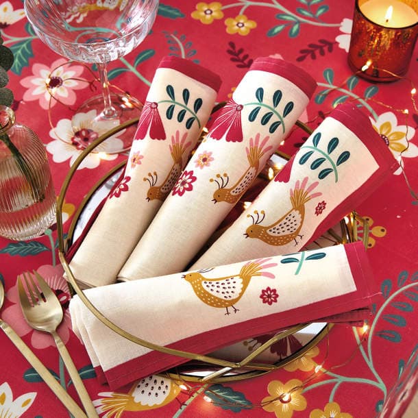 Serviettes de table Le tyrol en couleur